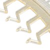 10pcs Z Shaped Wide Tooth Comb Stylish Portable Double Sided