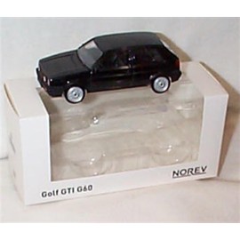 Norev Volkswagen Golf GTI G60 1990 in Black vehicle 1:43 scale diecast model