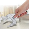 FUYUERO Monkey Wrench, Wide, Vertical Faucet Wrench, Large Opening, Top