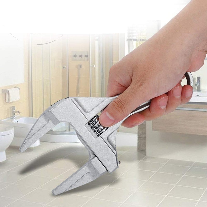 FUYUERO Monkey Wrench, Wide, Vertical Faucet Wrench, Large Opening, Top