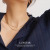 LUXSTAR Snake Chain, Thin, 0.08 inch (2 mm), Unisex, Hypoallergenic,