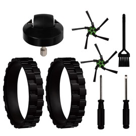 iParto Tires Replacement for iRobot Roomba s9 (9150) s9+ s9 Plus (9550) S Series Front Wheel Caster Replacement Parts with Side Brush