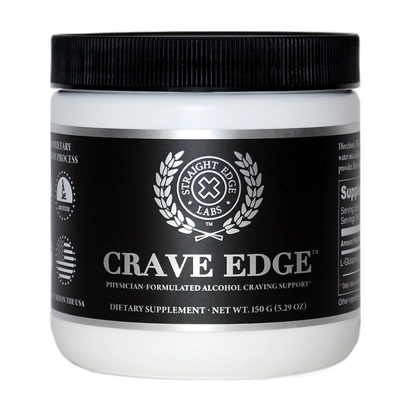 Straight Edge Labs Crave Edge Alcohol Craving Support | Physician-Formulated