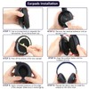 Cushion Kit Compatible with Beats Studio Pro, Earpad Replacement with