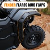 XATVXUTV Front Fender Flares for Honda Pioneer 1000, Front Mud