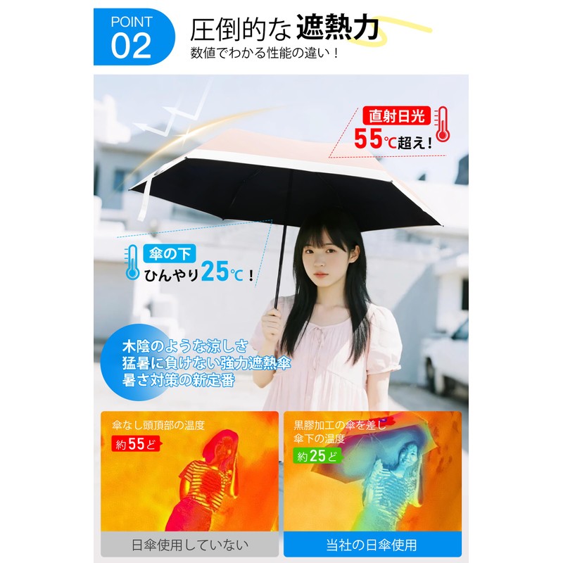SEMTIM 【1 Second Folding】Shape Memory Folding Umbrella, Lightweight 【JIS Certified