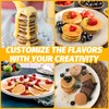 FineMade Non Stick Pancakes Maker Machine, Electric Poffertjes Pan with