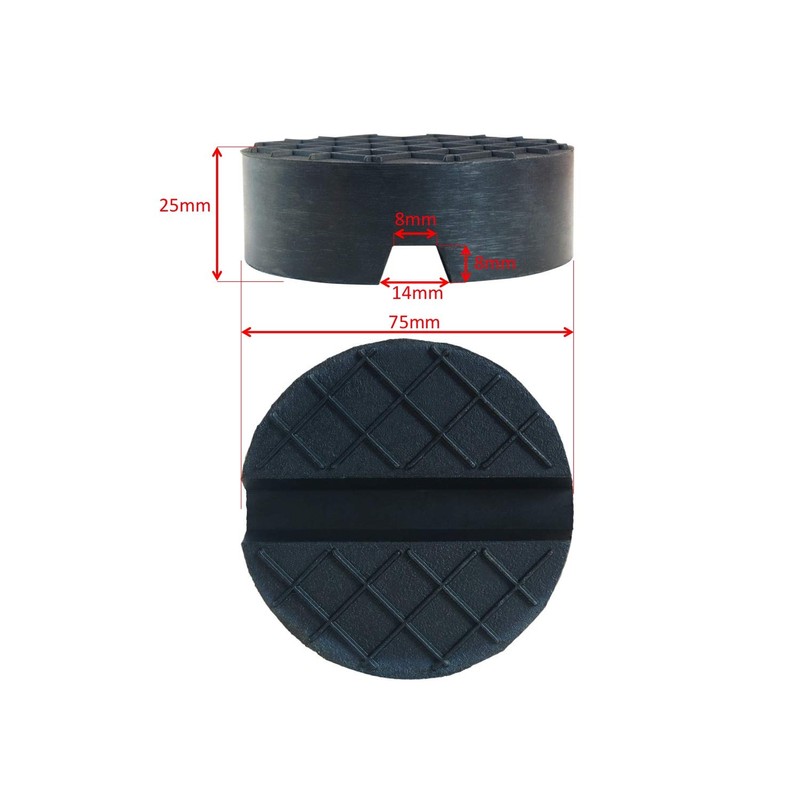 Sarian rubber pads various sizes for trolley jack and lift