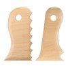 HARFINGTON 2pcs Pottery Ribs Trimming Tools Pottery Profile Rib Wooden