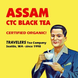 Travelers Organic Assam CTC Black Tea, loose/bulk - 8 oz. @ $2.03 (10% discount)