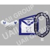 Masonic Blue Lodge Set of Officer Historian Apron, Silver Collar & Gloves