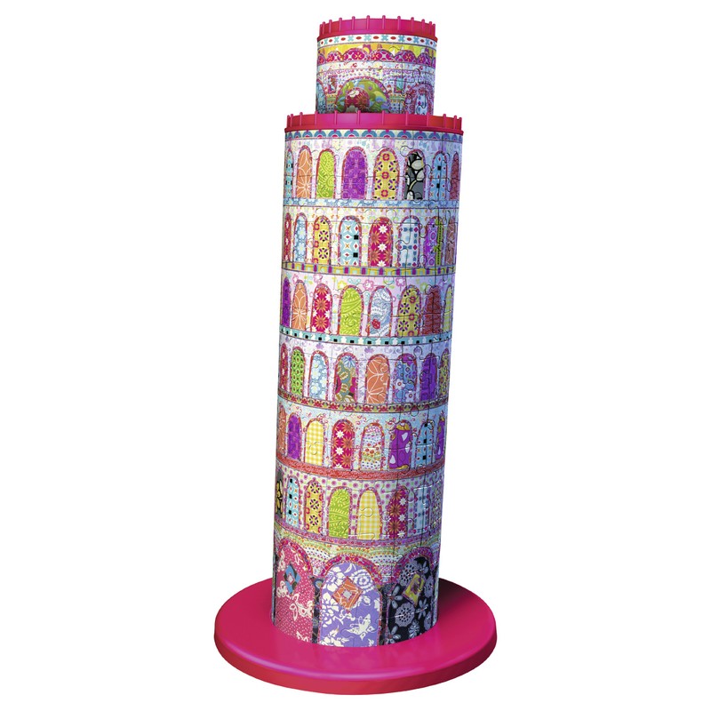 Ravensburger 12568 Tula Moon Monuments Pisa Tower 3D Puzzle (216