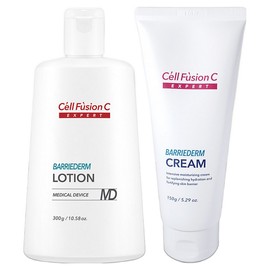 Cellfusionc Expert Barrierderm Cream 150g + Lotion 300g MD Moisturizer Set Skin Soothing Care High Moisturizer For Whole Family Dermatologist Exclusive, 1 Set, 300g / 셀퓨전씨 엑스퍼트 배리덤 크림150g+로션300g MD 보습제 세트 피부진정케어 고보습제 온가족사용 피부과전용, 1개, 300g