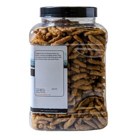 Sesame Sticks Original 1 lb. By Medley Hills Farm in Reusable Container - Delicious and Fresh Sesame Sticks Snacks - Ideal for Midday Snacking