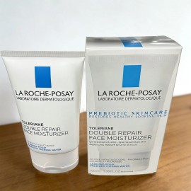 Crema hidratante facial de doble reparacin La Roche-Posay Toleriane 3,38 oz (100 ml) caducidad 27                                                     