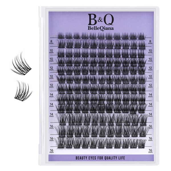 B&Q SilkAir Lash Clusters​ Feather-Light Eyelash Clusters Ultra-Soft Cluster Lashes