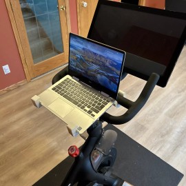 Unbranded Compact Peloton Laptop Stand With Easy Storage Hooks