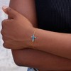 STORYJEWELLERY Christian Gifts for Women, Silver Cross Bracelet, Inspirational Gifts,