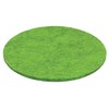 Round Place Mat Felt Coaster in 35 cm, Apple Green