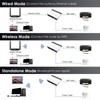 GOWENIC USB Print Server, 10 100Mbps LAN Bridge Wireless Wired