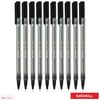 NATARAJ Mist Fine Tip Smooth Ballpoint Pens (10 x 0.7mm