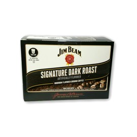Jim Beam Signature Dark Roast Bourbon Flavored Single Serve Coffee - 10 Count
