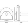 Hörmann 3047257 Support Angle Cable Deflection (with Pulley, Fitting Z/BZ,