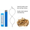 30pcs Metal Jewelry Cored Rod with Jewelry Cross Locking Tweezers