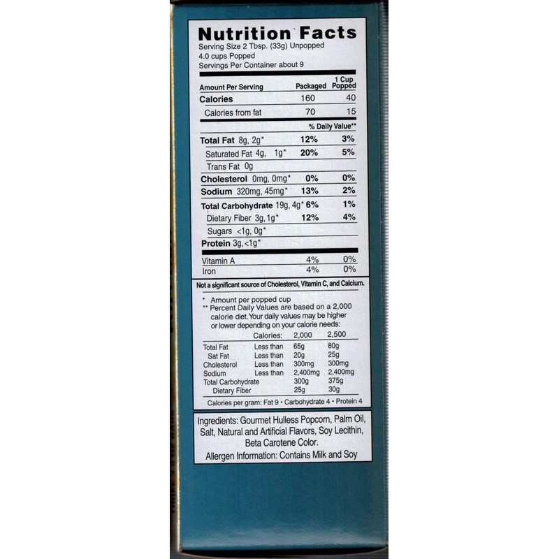 Riehle's Select Popcorn "Hulless" Butter Microwave Popcorn - 12 Boxes