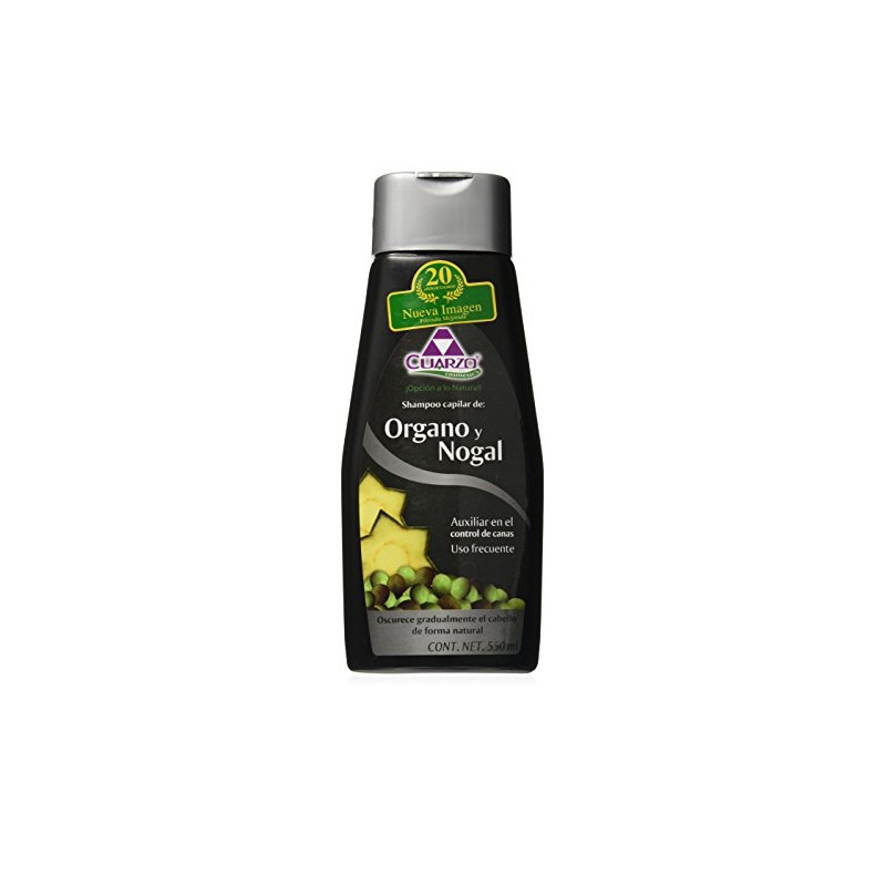 Shampoo Cuarzo Organo y Nogal, 550 ml