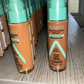 Almay Clear Complexion Makeup Foundation 910 Mocha Salicylic Acid SEALED