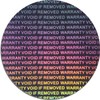 Holographic labels BY EtikettenWorld 40 mm Round Warranty void if