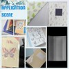 FINGERINSPIRE 40 piezas de cubiertas transparentes para libros, ajustadas para