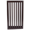 INTERNET'S BEST Dog Gate Indoor Freestanding Pet Barrier, Folding Wood