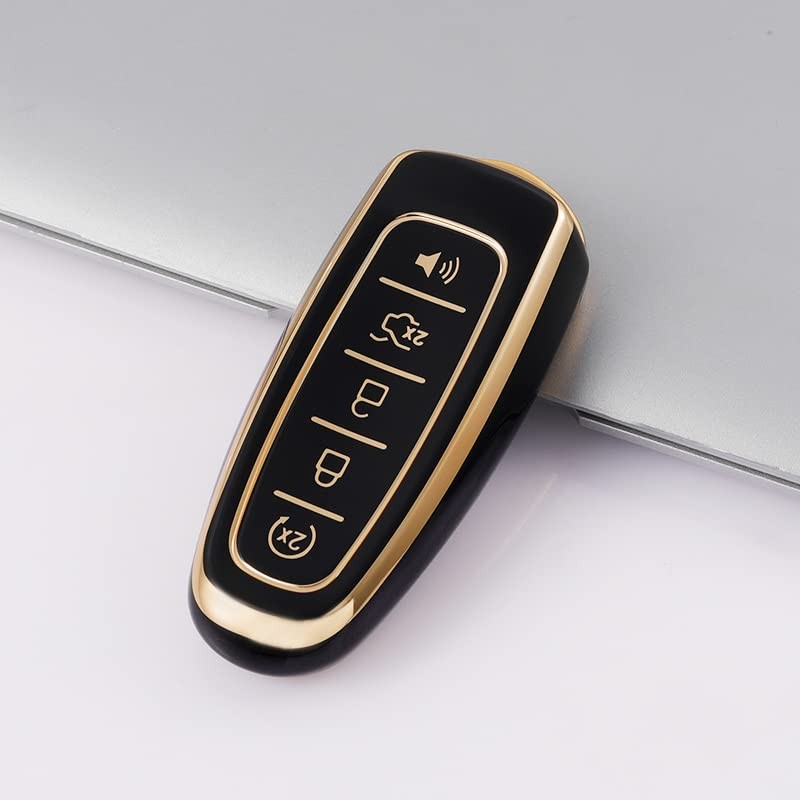 TECART Key Case Fit for Ford Edge Explorer Soft TPU