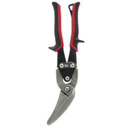 Malco Long Cut AVs Metal Cutting Snip Left Offset 2-1/4" Cut Length - Red Grip (AV63)