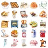 50Pcs Baking Stickers Funny for Water Bottles Baking Laptop Decals,