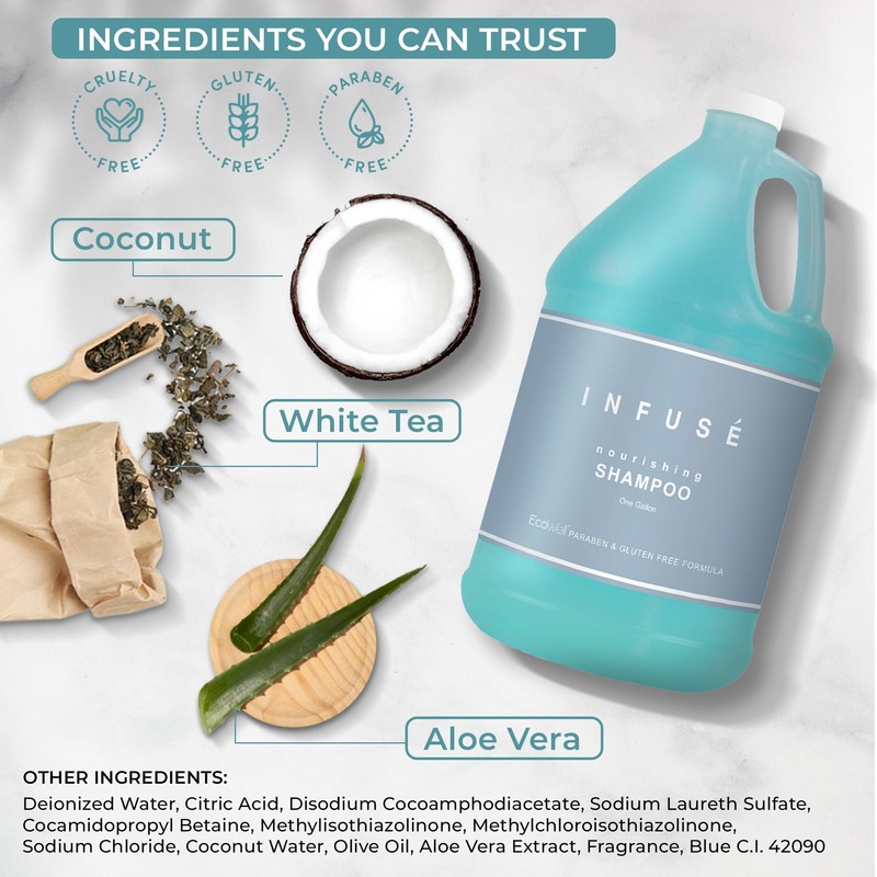Terra Pure Infuse Hotel Shampoo | 1 Gallon | Designed