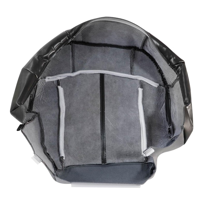 FZJDSD Dark Gray Driver Side Bottom Microfiber Leather Replacement Seat