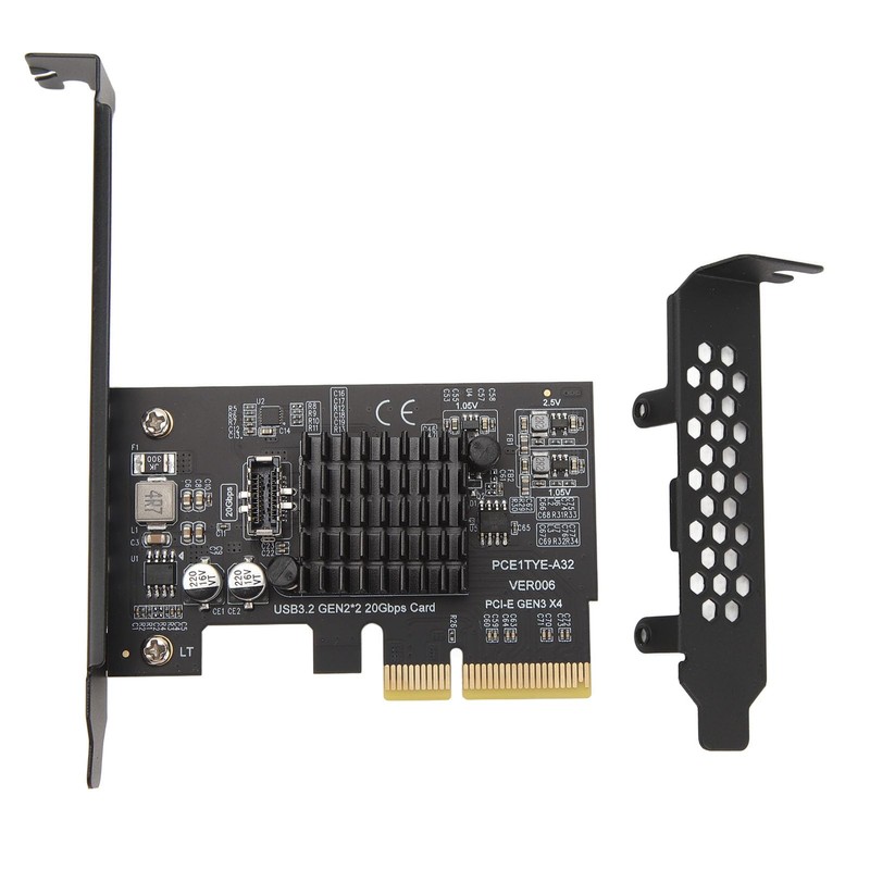 PCIE 4X to USB 3.2 Gen 2 Expansion Card, 20Gbps