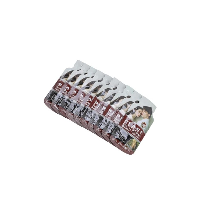 Yinhing 10 Tintes para el Cabello con Burbujas, champú Marrón