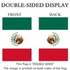 Mexican Flag Small Mini Mexico Garden Flags 12x18 Double Sided