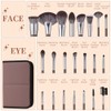 DUcare - Juego de 22 brochas de maquillaje profesionales con