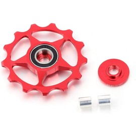 ANCLLO Jockey Wheel, Road Bike Bicycle Aluminum Alloy Rear Derailleur Pulley 13T