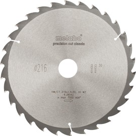 Metabo 628062000 Circular Saw-Blade HW/CT 216x30, 30 WZ22, Green