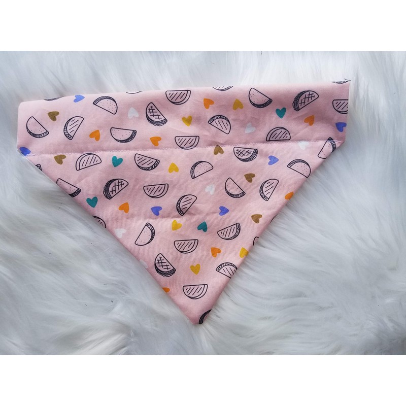 Taco Tuesday Over the Collar Dog Bandana That Slips onto