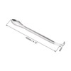 uxcell Micro Scoop 105mm Stainless Steel Reagent Sampling Lab Spoon