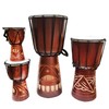 Djembe Drum Carved Bongo African inspired music also a unique