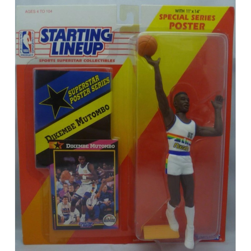 Kenner 1992 DIKEMBE MUTOMBO - Starting Lineup - Figurine -