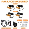YUDE ATV SXS UTV Turn Signal Kit with 110dB Horn,Pre-Wired,Plug